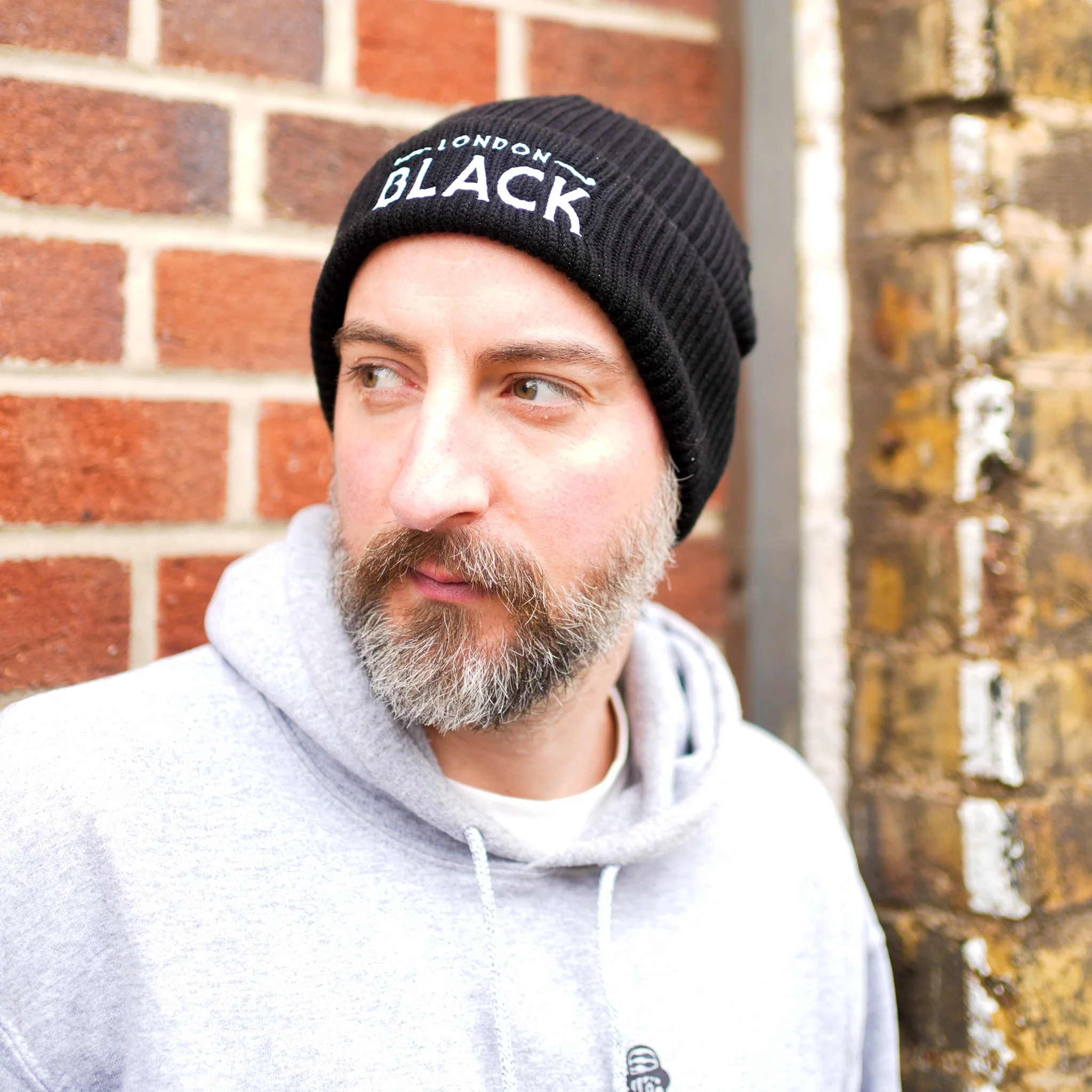 The London Black Beanie — The Webshop — Anspach & Hobday | London